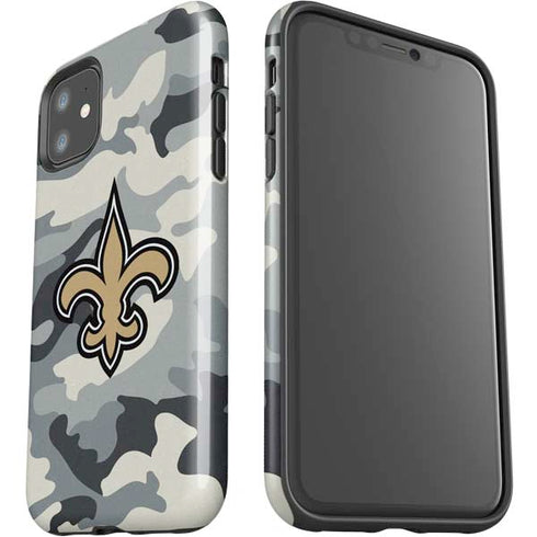 NFL New Orleans Saints Camo iPhone 11 Impact Case