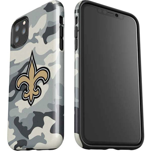 NFL New Orleans Saints Camo iPhone 11 Pro Max Impact Case