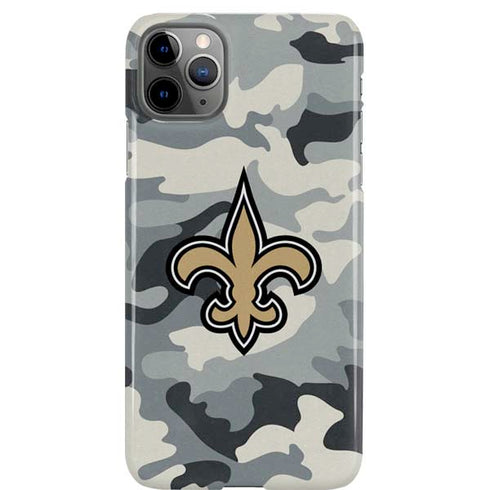 NFL New Orleans Saints Camo iPhone 11 Pro Max Lite Case
