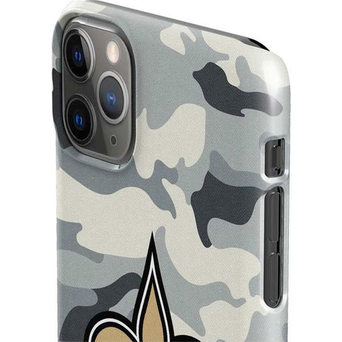 NFL New Orleans Saints Camo iPhone 11 Pro Max Lite Case