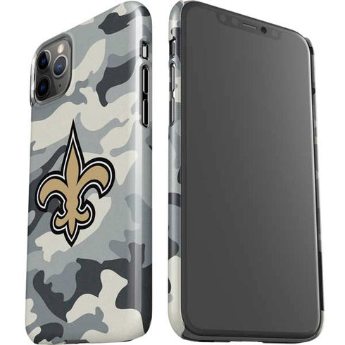 NFL New Orleans Saints Camo iPhone 11 Pro Max Lite Case
