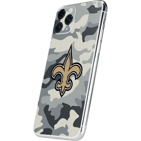 NFL New Orleans Saints Camo iPhone 11 Pro Skin