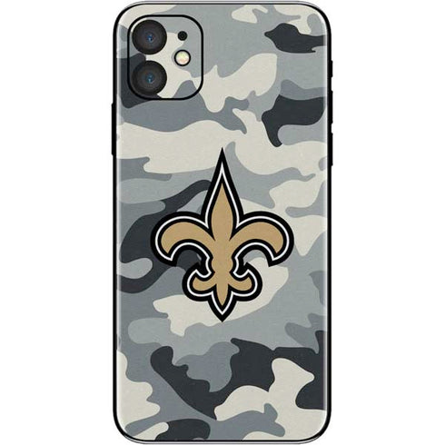 NFL New Orleans Saints Camo iPhone 11 Skin