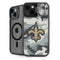 NFL New Orleans Saints Camo iPhone 14 Plus Kickstand Case