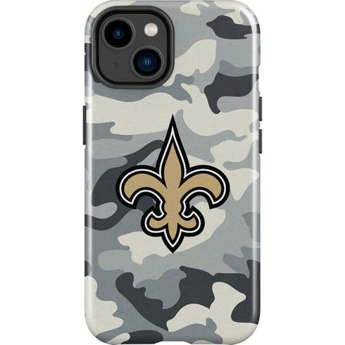 NFL New Orleans Saints Camo iPhone 15 Impact Case