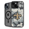 NFL New Orleans Saints Camo iPhone 15 Kickstand Case