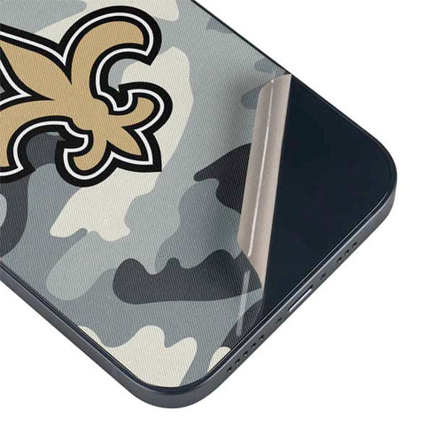 NFL New Orleans Saints Camo iPhone 15 Skin
