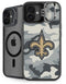 NFL New Orleans Saints Camo iPhone 16 Kickstand Case