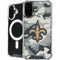 NFL New Orleans Saints Camo iPhone 16 MagSafe Case