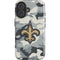 NFL New Orleans Saints Camo iPhone 16 Plus Impact Case