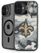 NFL New Orleans Saints Camo iPhone 16 Plus Kickstand Case