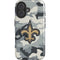 NFL New Orleans Saints Camo iPhone 16 Plus Magsafe Impact Case