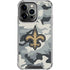 NFL New Orleans Saints Camo iPhone 16 Pro Max Clear Case