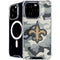 NFL New Orleans Saints Camo iPhone 16 Pro Max MagSafe Case