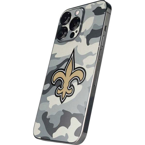 NFL New Orleans Saints Camo iPhone 16 Pro Skin