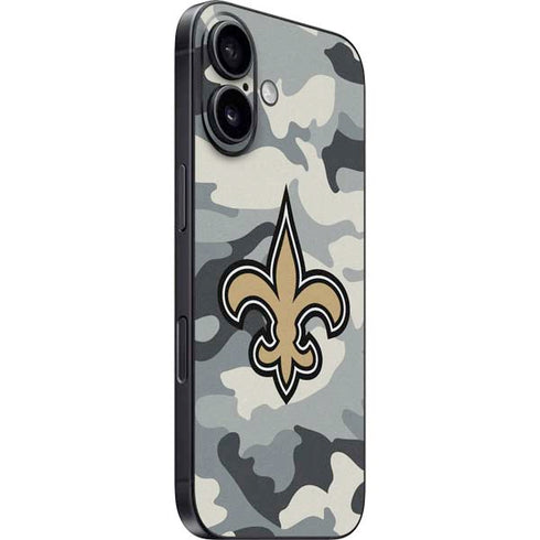 NFL New Orleans Saints Camo iPhone 16 Skin