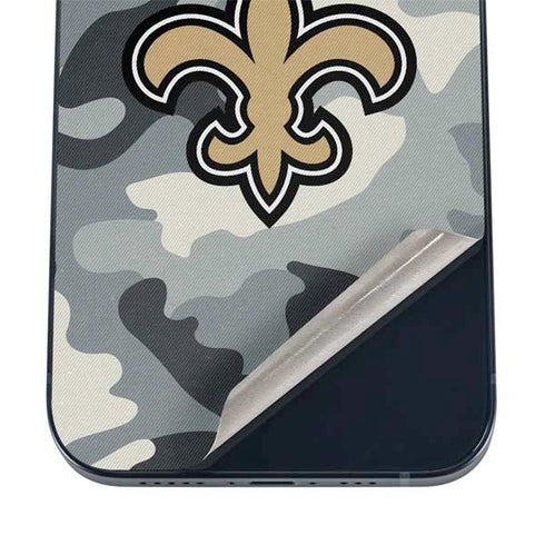 NFL New Orleans Saints Camo iPhone 16 Skin