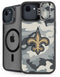 NFL New Orleans Saints Camo iPhone 16e Kickstand Case