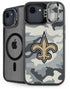 NFL New Orleans Saints Camo iPhone 16e Kickstand Case