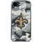 NFL New Orleans Saints Camo iPhone 16e Clear Case