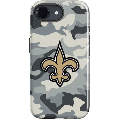 NFL New Orleans Saints Camo iPhone 16e Impact Case