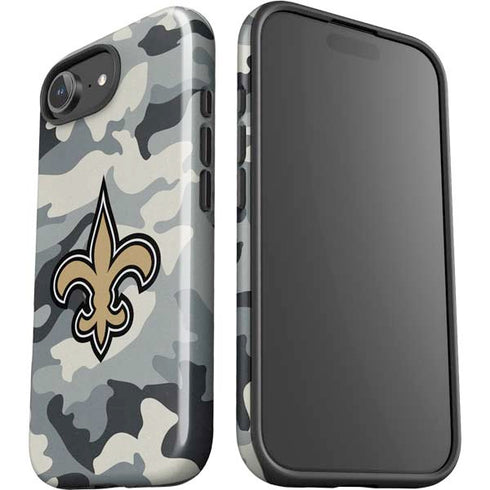 NFL New Orleans Saints Camo iPhone 16e Impact Case