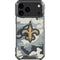 NFL New Orleans Saints Camo iPhone 18 Pro Max Clear Case