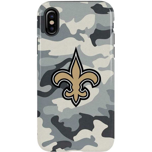 NFL New Orleans Saints Camo iPhone X Pro Case