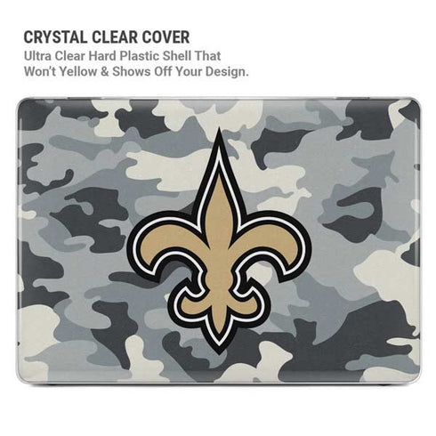 NFL New Orleans Saints Camo MacBook Cases
