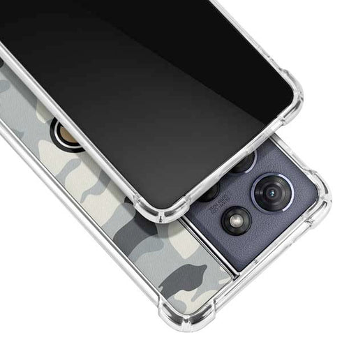 NFL New Orleans Saints Camo Moto G 5G (2025) Clear Case
