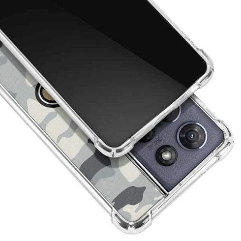 NFL New Orleans Saints Camo Moto G Play 5G (2025) Clear Case