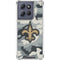 NFL New Orleans Saints Camo Moto G Power 5G (2025) Clear Case