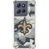 NFL New Orleans Saints Camo Moto G Power 5G (2025) Clear Case