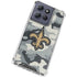 NFL New Orleans Saints Camo Moto G Power 5G (2025) Clear Case