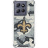 NFL New Orleans Saints Camo Moto G Stylus 5G (2025) Clear Case