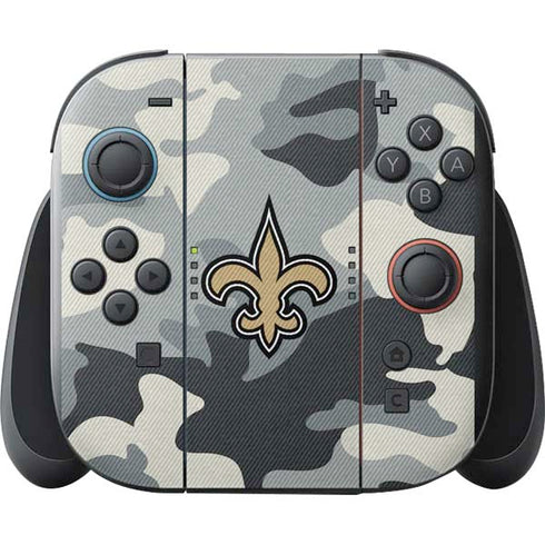 NFL New Orleans Saints Camo Nintendo Switch 2 (2025) with Joy-Con Skin