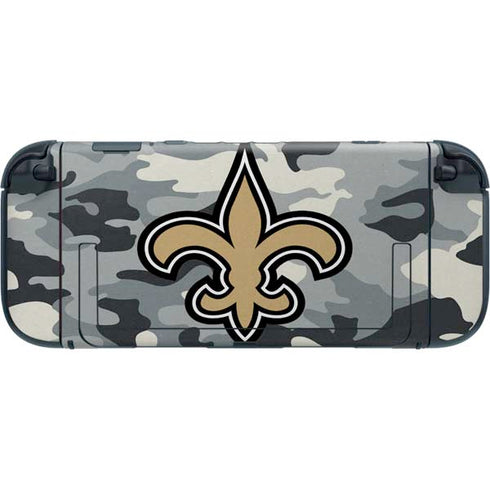NFL New Orleans Saints Camo Nintendo Switch 2 (2025) with Joy-Con Skin