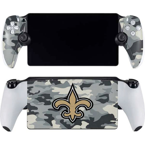 NFL New Orleans Saints Camo PlayStation Portal Remote Player Skin