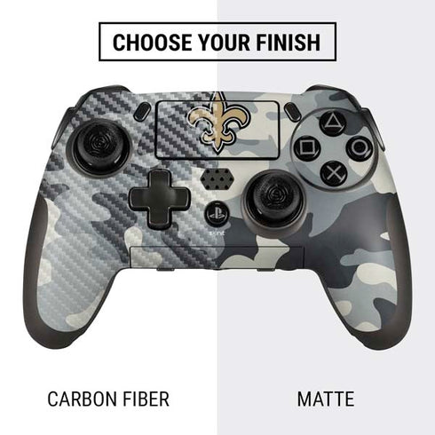 NFL New Orleans Saints Camo PlayStation Scuf Vantage 2 Controller Skin