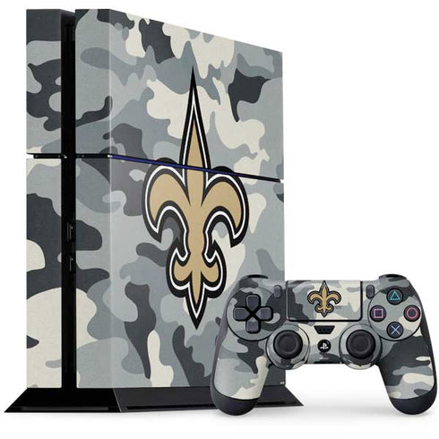 NFL New Orleans Saints Camo PlayStation PS4 Skins