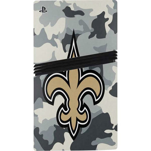 NFL New Orleans Saints Camo PS5 Pro Bundle Skin
