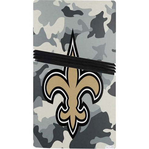 NFL New Orleans Saints Camo PS5 Pro Bundle Skin