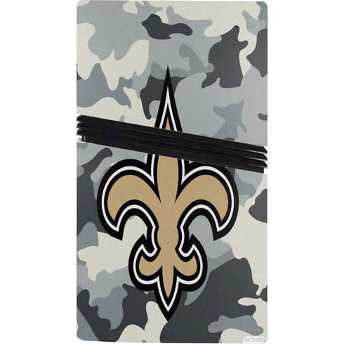NFL New Orleans Saints Camo PS5 Pro Console Skin