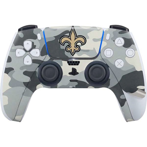 NFL New Orleans Saints Camo PS5 Pro Disk Bundle Skin