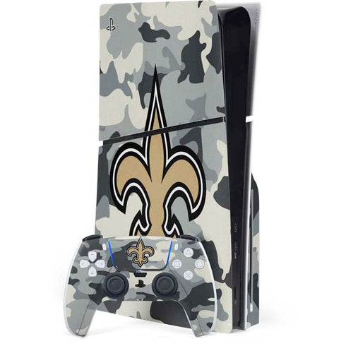 NFL New Orleans Saints Camo PlayStation PS5 Skins