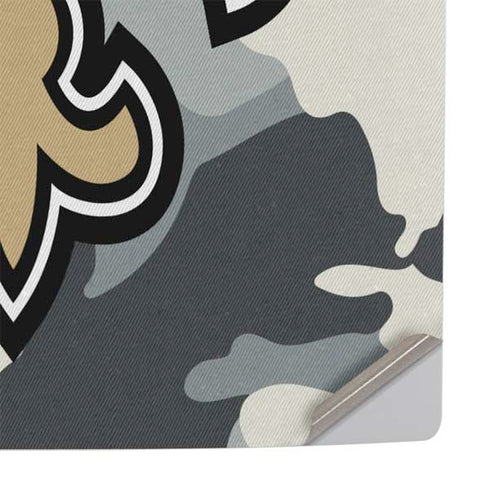 NFL New Orleans Saints Camo PS5 Slim Digital Edition Console Skin