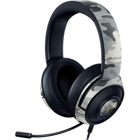 NFL New Orleans Saints Camo Razer Kraken X Skin