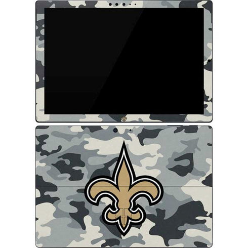 NFL New Orleans Saints Camo Surface Pro 7 Skin