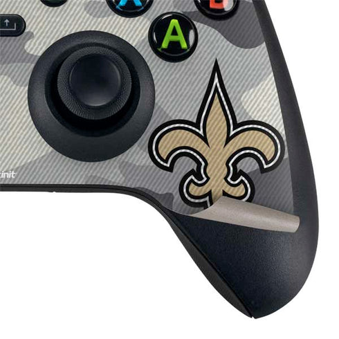 NFL New Orleans Saints Camo Xbox Series X Controller Skin