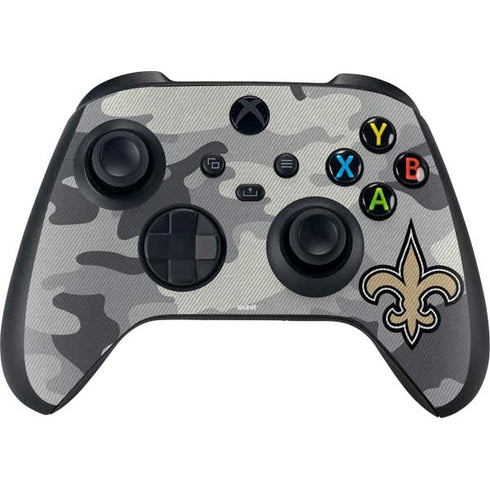 NFL New Orleans Saints Camo Xbox Series X Skins